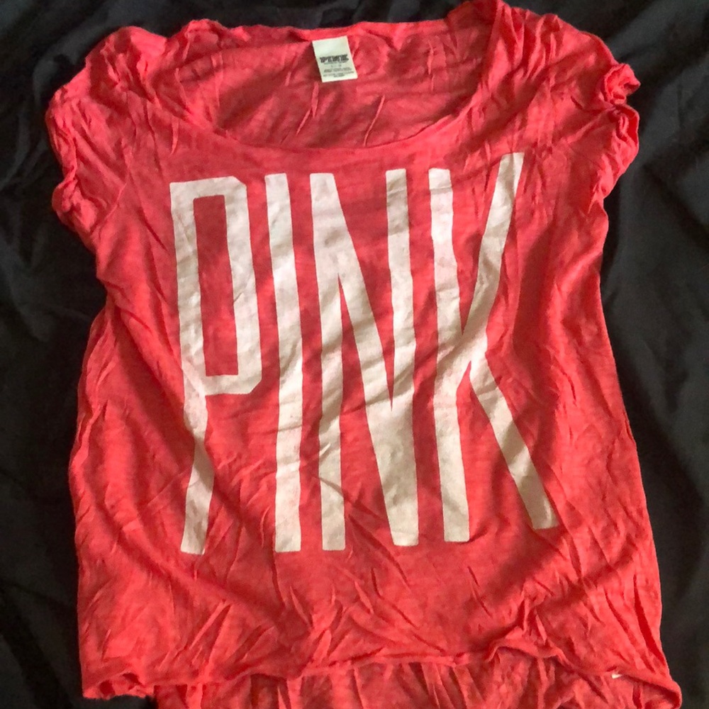VS pink shirt